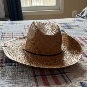 Men's Woven Straw Cowboy Hat